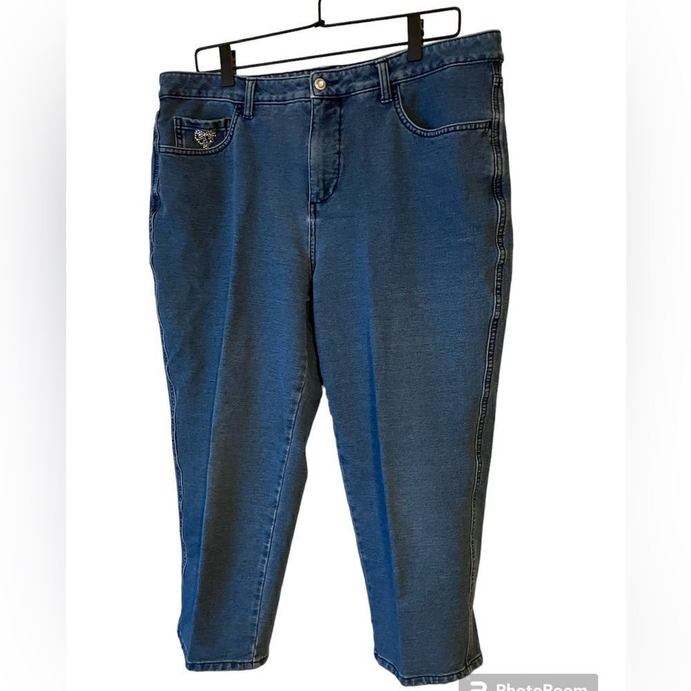 Quacker Factory Dream Jeans Cropped 14